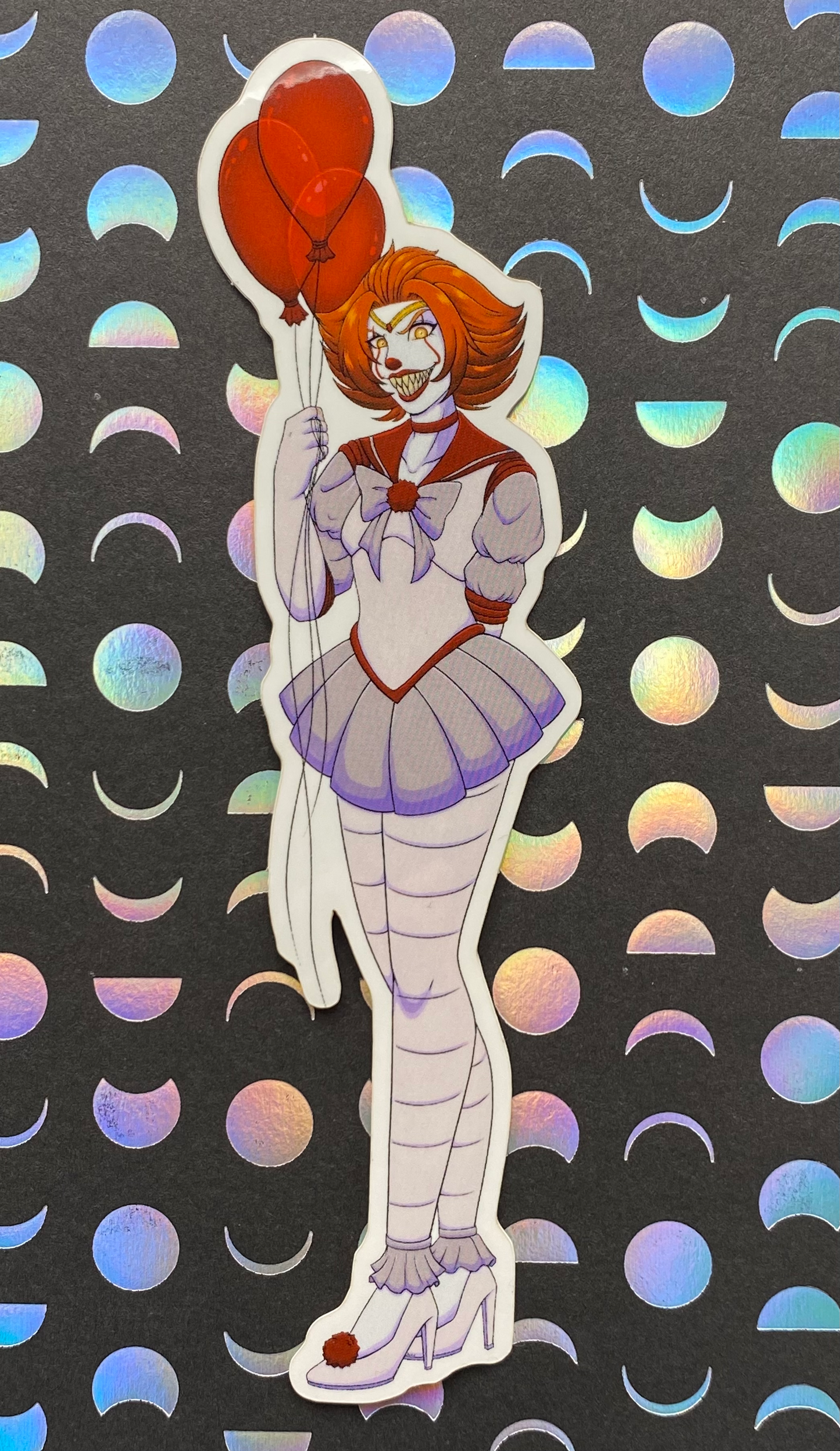 Spooky Scouts - Sailor Moon Horror Mash Up Vinyl 5” Stickers