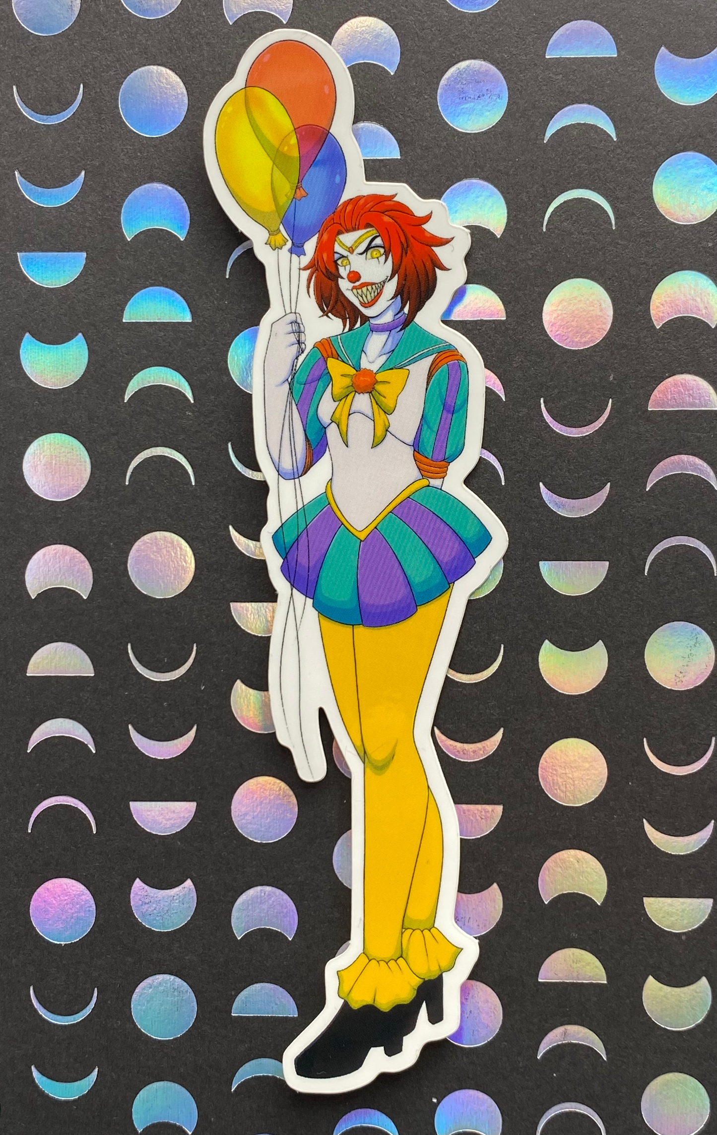 Spooky Scouts - Sailor Moon Horror Mash Up Vinyl 5” Stickers