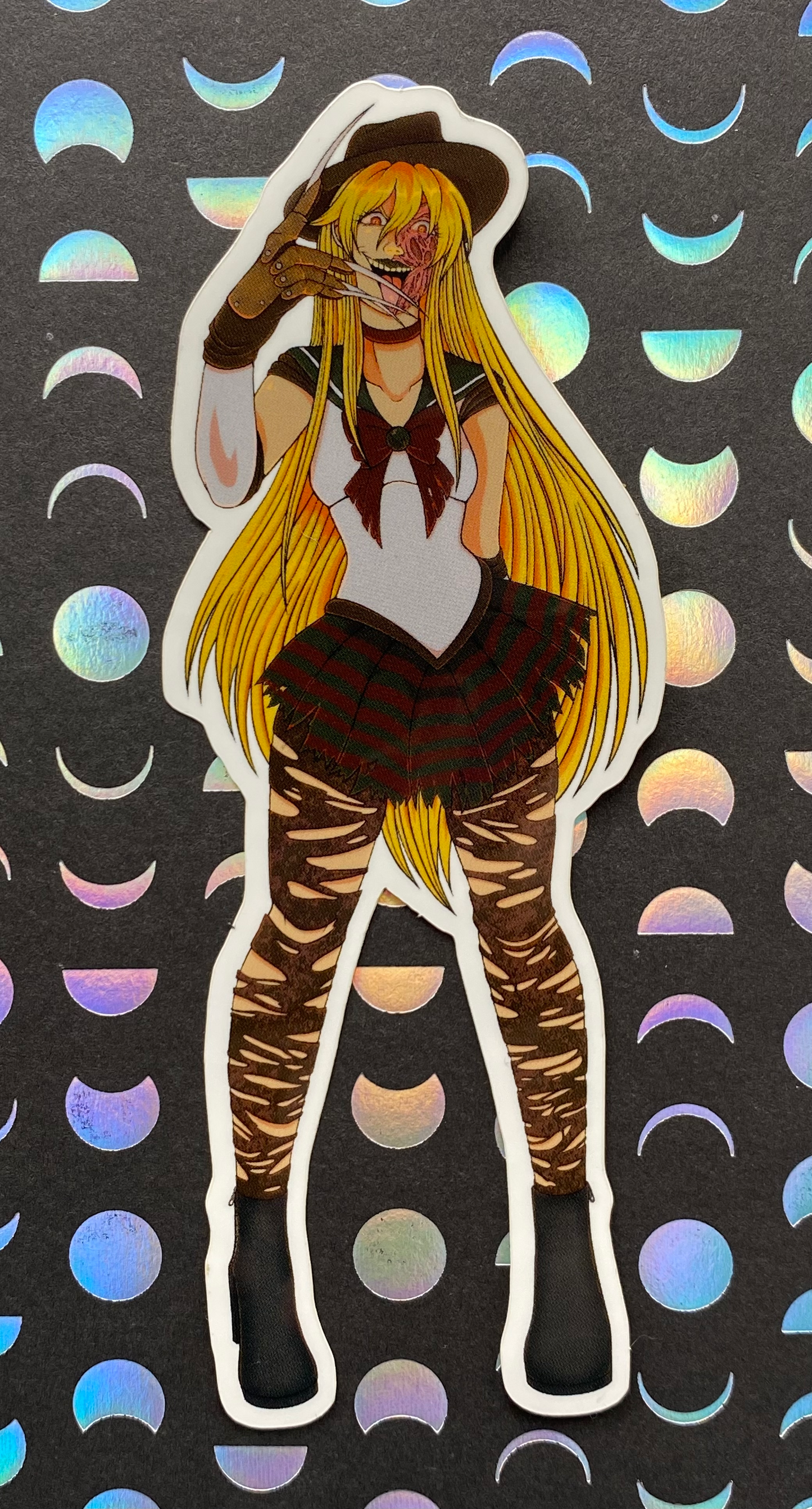 Spooky Scouts - Sailor Moon Horror Mash Up Vinyl 5” Stickers