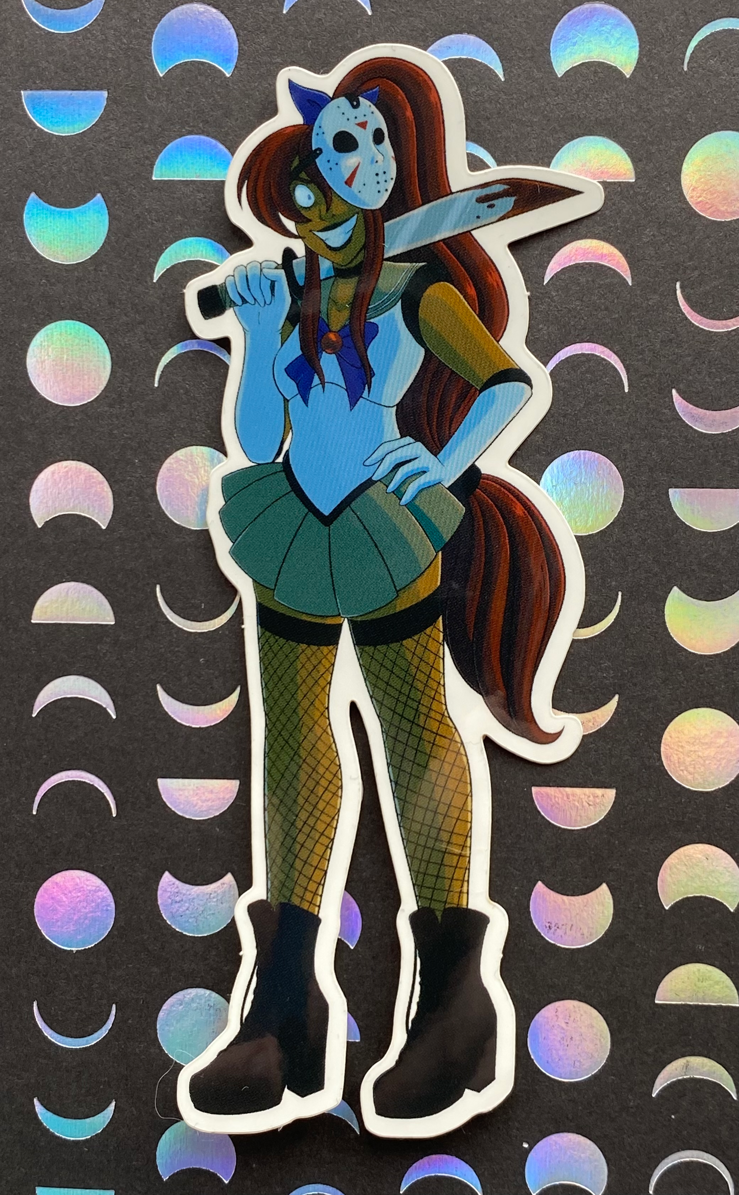 Spooky Scouts - Sailor Moon Horror Mash Up Vinyl 5” Stickers