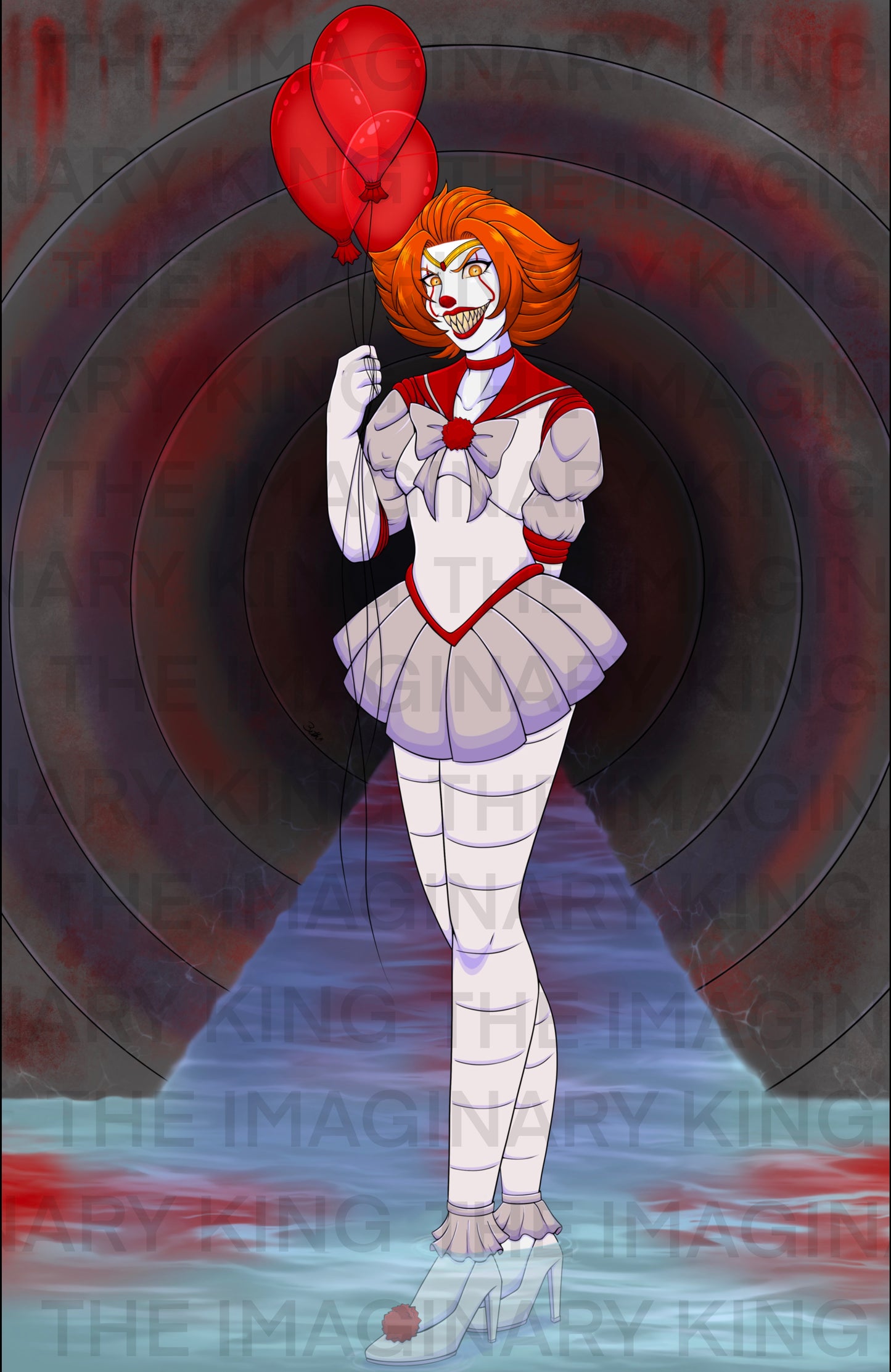 Spooky Scouts - Sailor Moon Horror Mash Up 11"x17" Prints